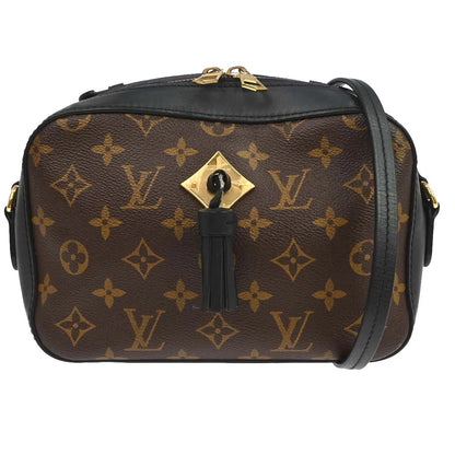 Louis Vuitton Saintonge Monogram Canvas with Leather, Brown, Canvas, Shoulder Bag