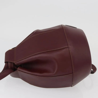 cartier Must de cartier Leather, Burgundy, Leather, Shoulder Bag