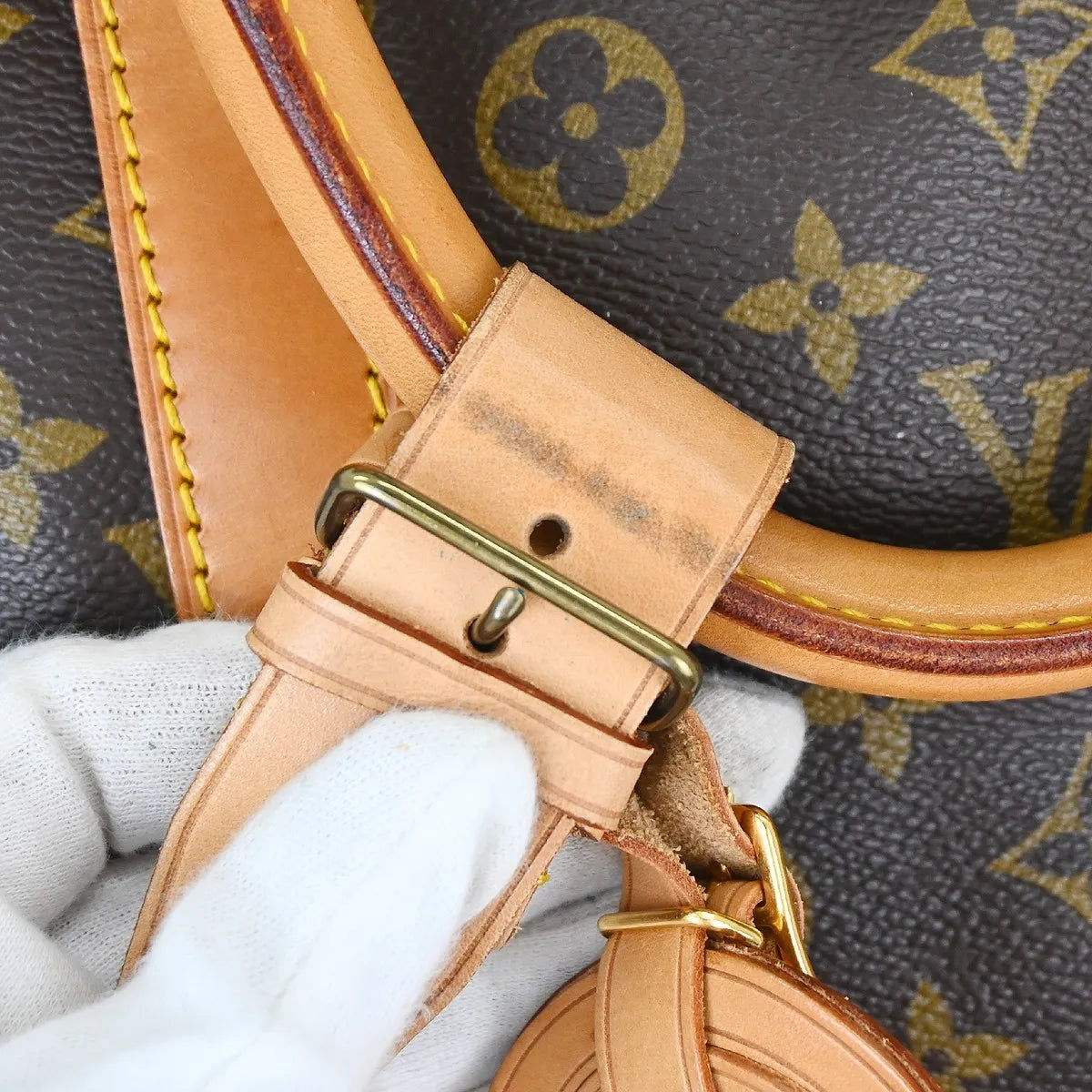 Louis Vuitton Keepall Monogram, Brown, Canvas, Travel Bag