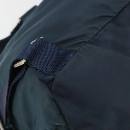 Prada Double Front Pocket Tessuto, Navy, Nylon, Backpack