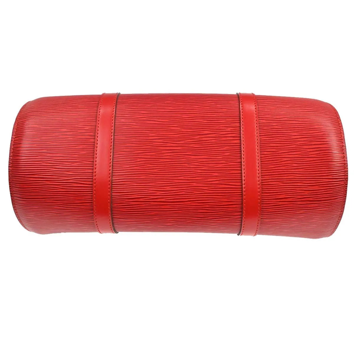 Louis Vuitton Soufflot Epi Leather, Red, Leather, Handbag