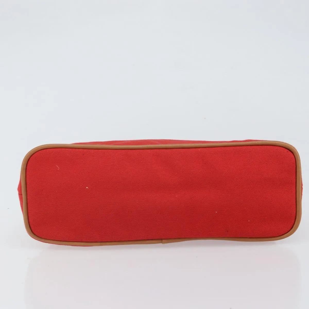 Hermes Bolide Canvas, Red, Canvas, Clutch