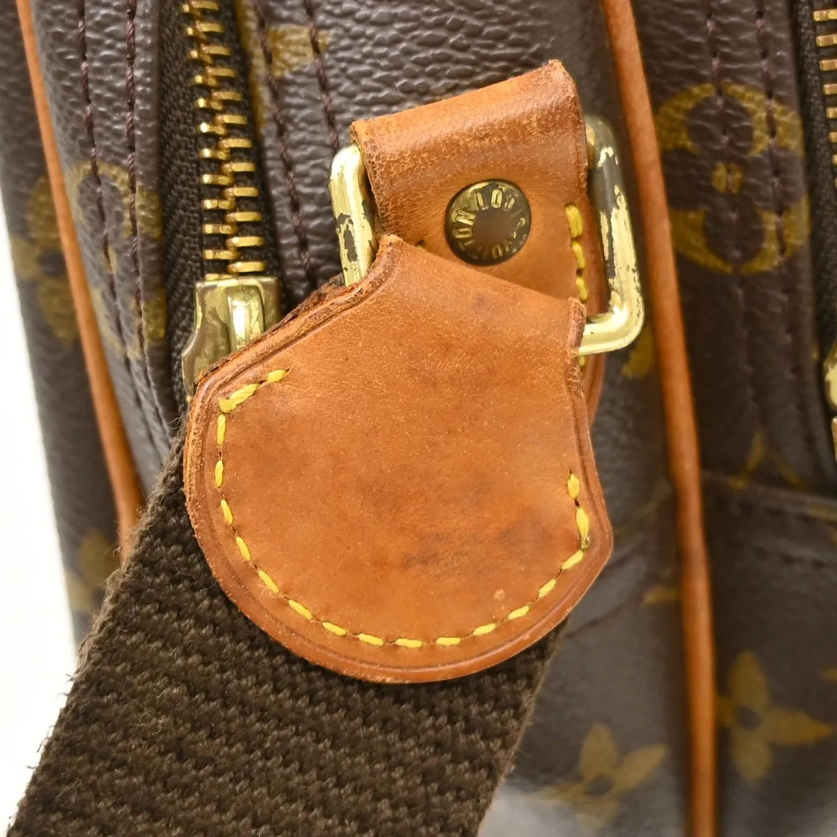 Louis Vuitton Reporter Monogram, Brown, Canvas, Shoulder Bag