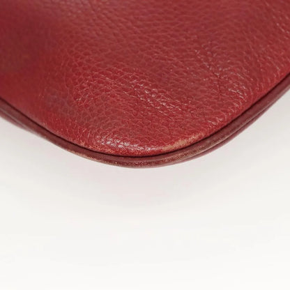 cartier Vintage must de Cartier Leather, Burgundy, Leather, Shoulder Bag