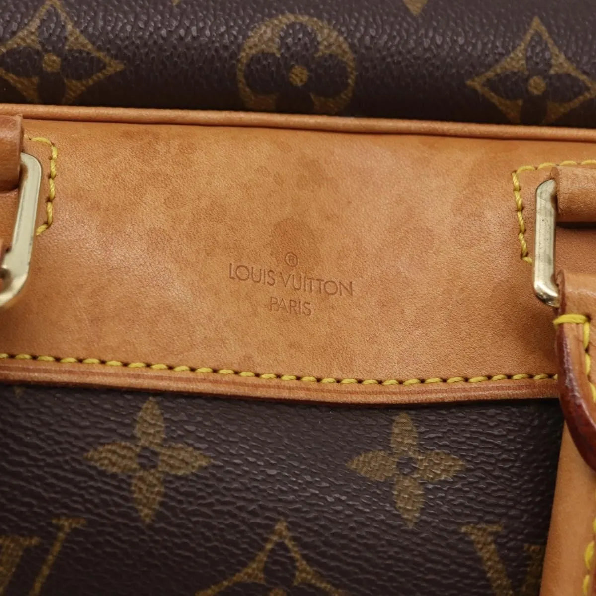 Louis Vuitton Deauville Monogram, Brown, Canvas, Handbag