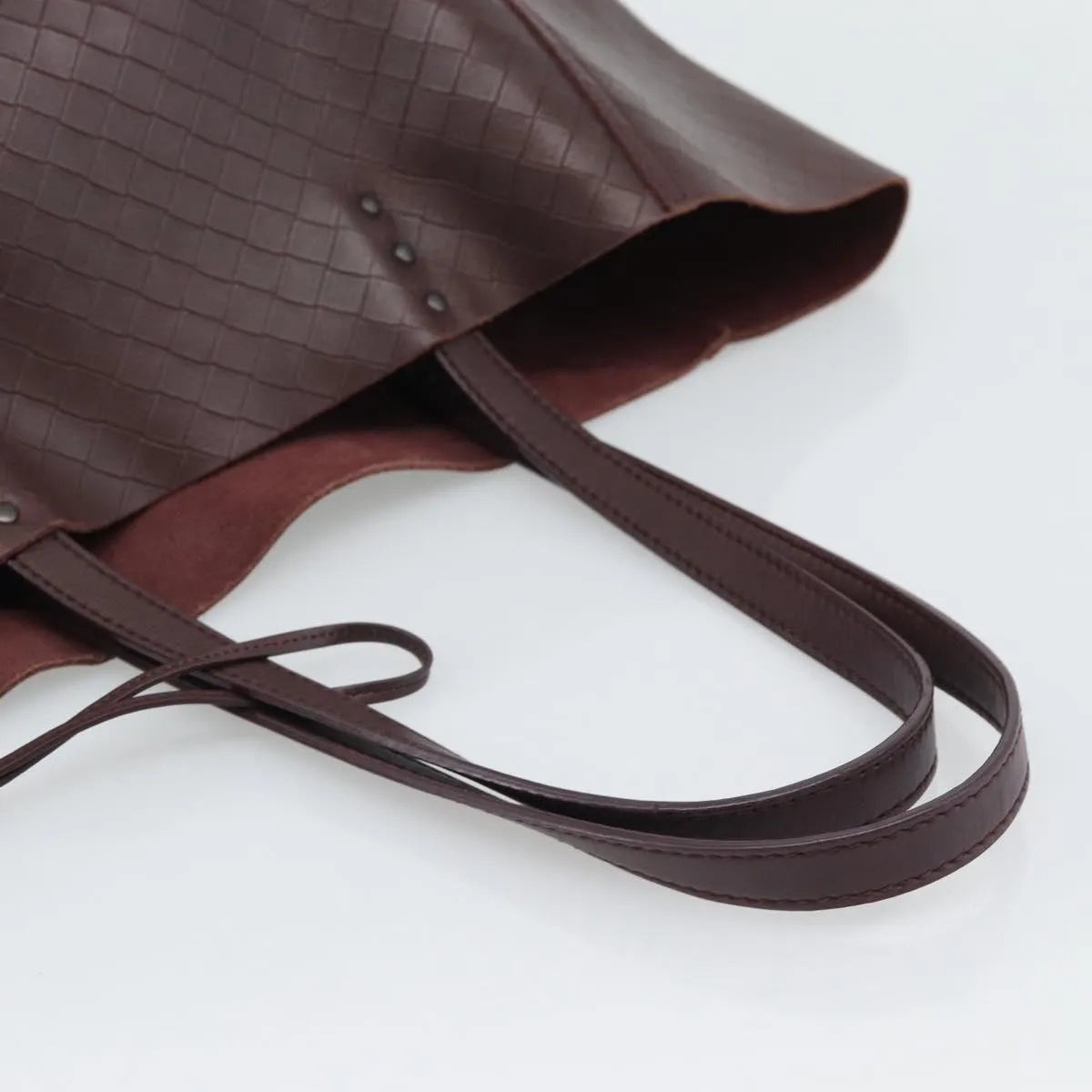 Bottega Veneta Intrecciomirage Tote Leather, Brown, Leather, Tote Bag