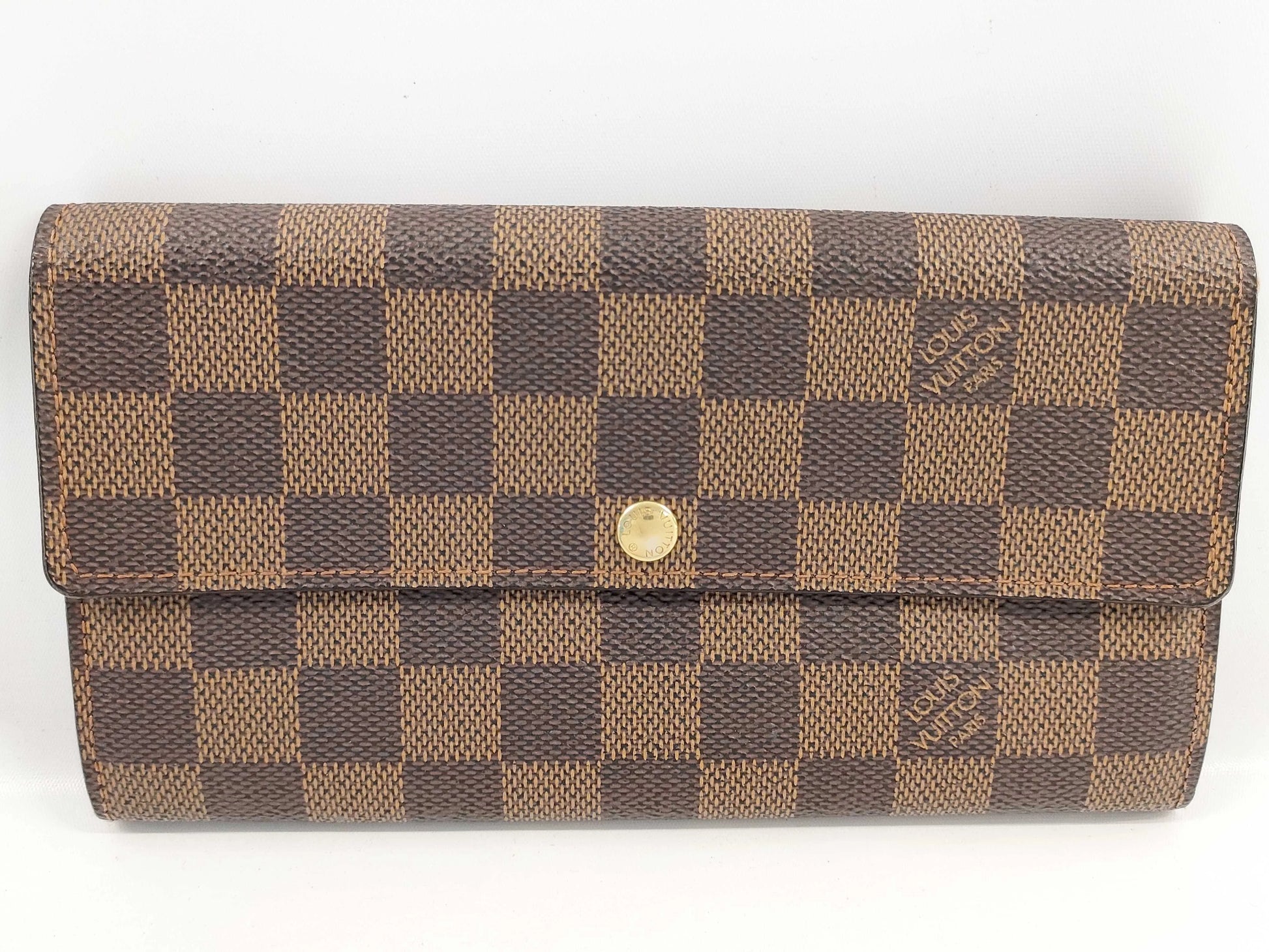 Louis Vuitton Zippy wallet vertical Damier Graphite, Brown, Canvas, Wallet