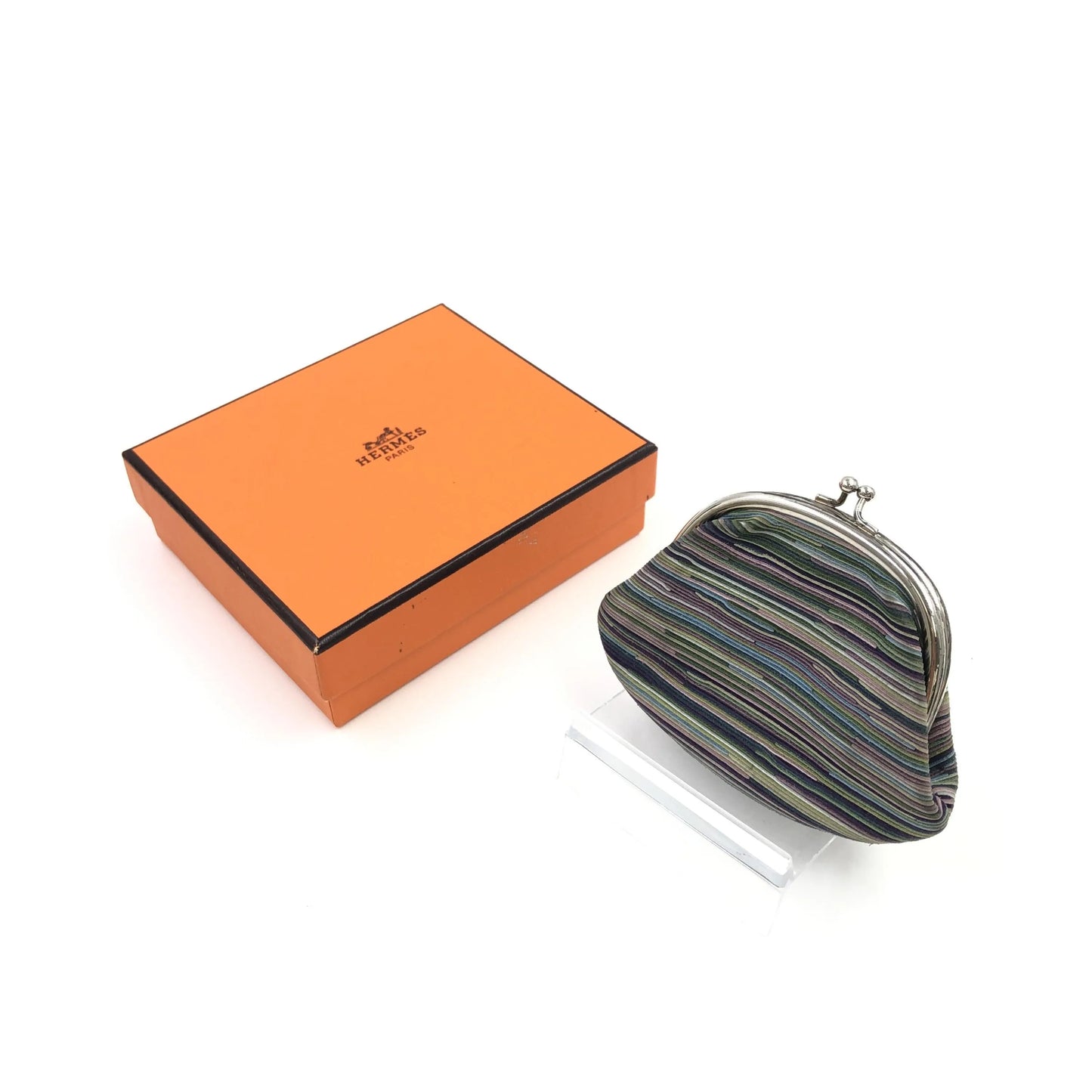 Hermes Clic-Clac Leather, Multicolour, Leather, Wallet