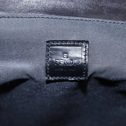 Fendi Vintage Leather, Black, Leather, Handbag