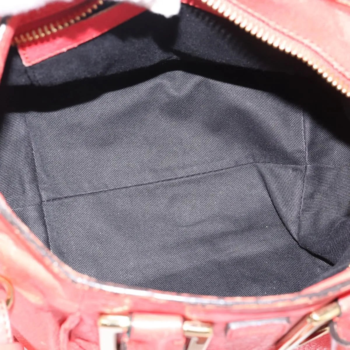 Chloe Ethel Leather, Red, Leather, Handbag