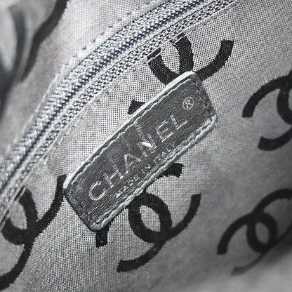 Chanel Cambon Tote Quilted Leather, Beige, Leather, Tote Bag