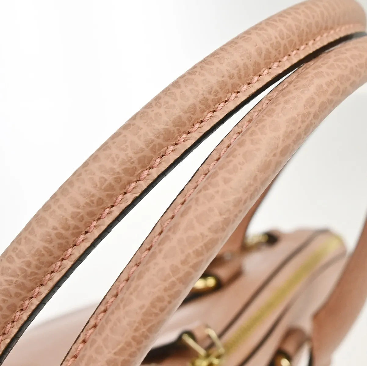 Gucci GG Charm Convertible Dome Satchel Leather, Pink, Leather, Handbag