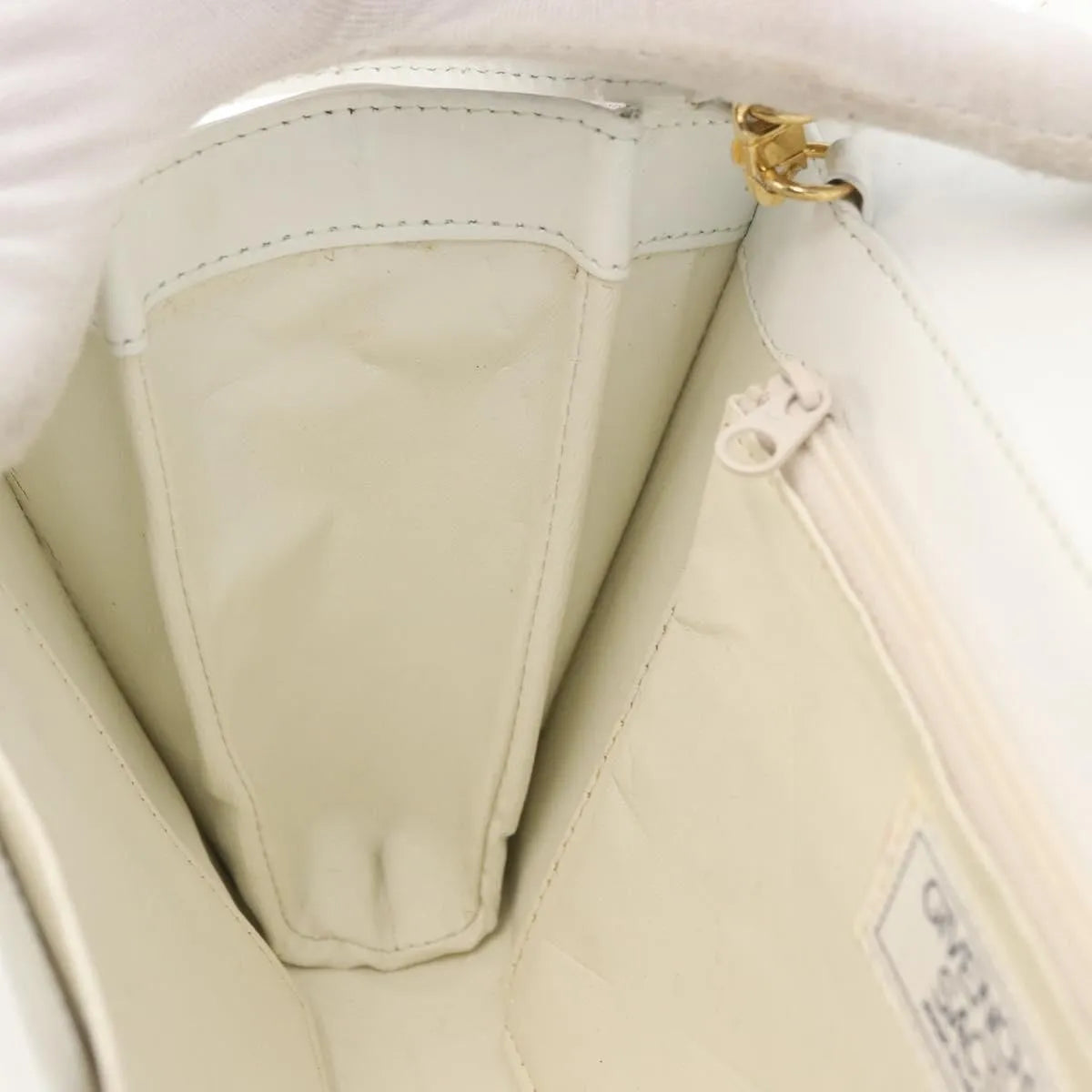 Givenchy Vintage 4G Leather, White_gold, Leather, Shoulder Bag