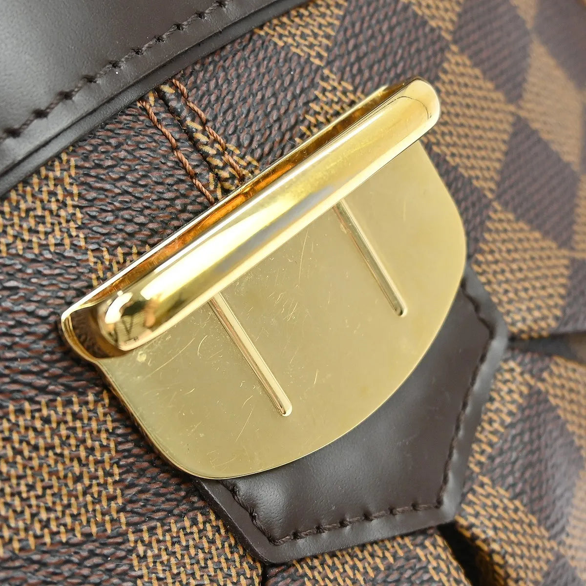 Louis Vuitton Sistina Damier, Brown, Canvas, Handbag
