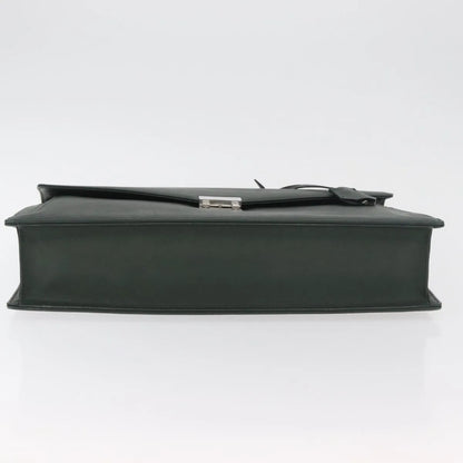 Burberry Briefcase Leather, Green, Leather, Briefcase