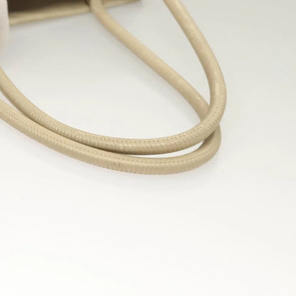 Chanel Camellia Tote Leather, Beige, Leather, Tote Bag