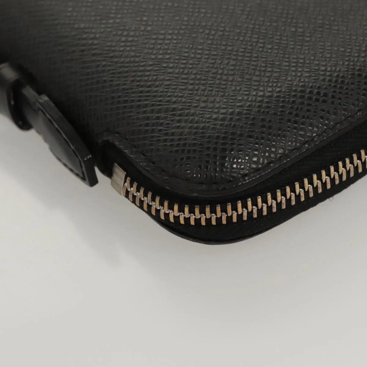 Louis Vuitton Atoll Organizer Taiga Leather, Gray, Leather, Wallet