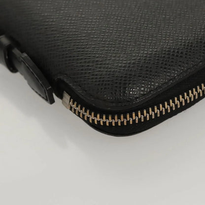 Louis Vuitton Atoll Organizer Taiga Leather, Gray, Leather, Wallet