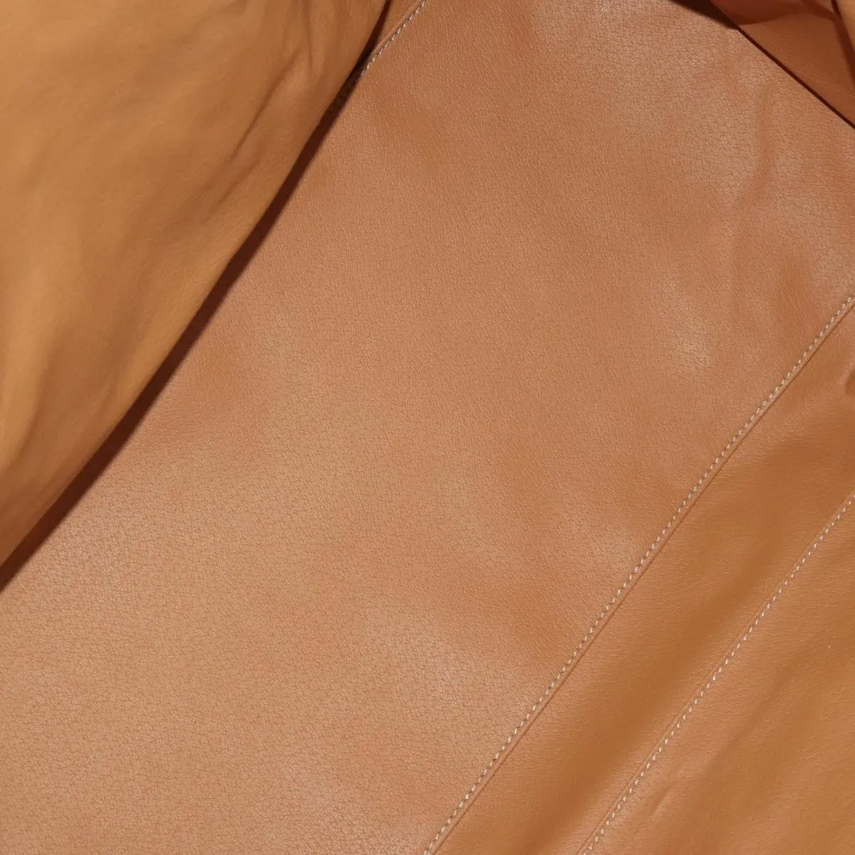 Celine Vintage Duffle Canvas and Leather, Brown, Canvas, Travel Bag