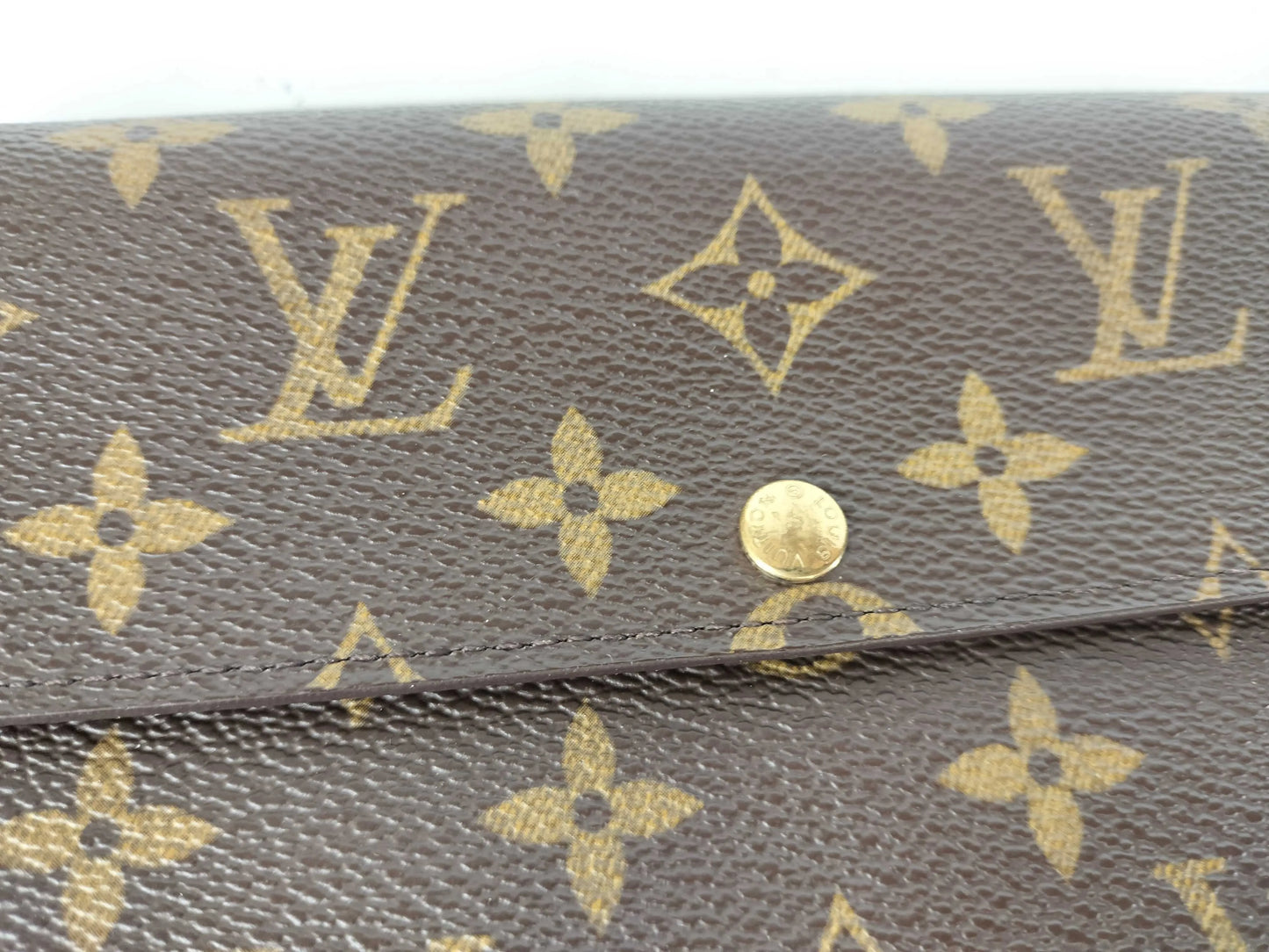 Louis Vuitton Emilie Monogram Canvas, Brown, Canvas, Wallet