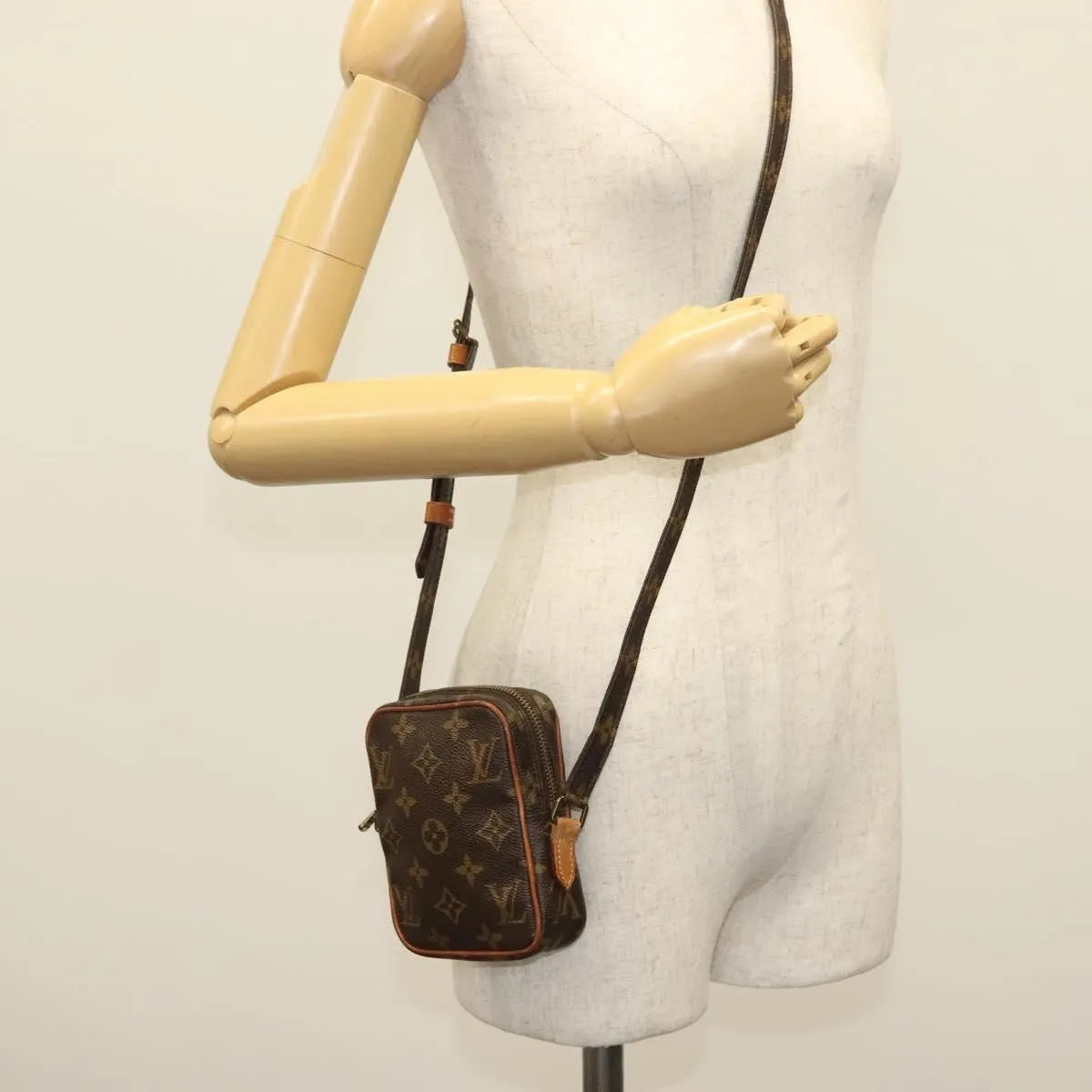Louis Vuitton Danube Monogram Canvas, Brown, Canvas, Shoulder Bag