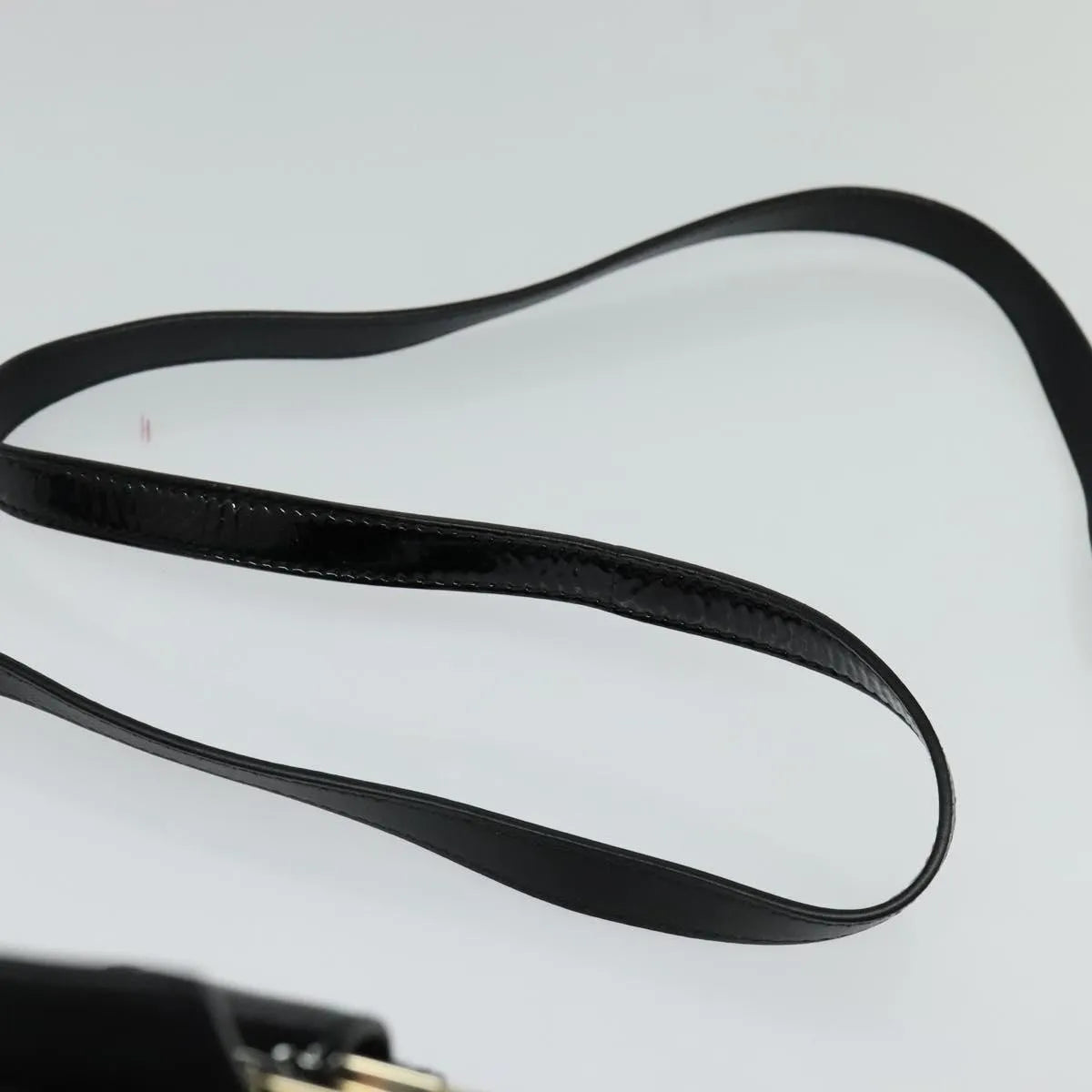 Bvlgari Chandra Flap Enamel, Black, Patent Leather, Shoulder Bag