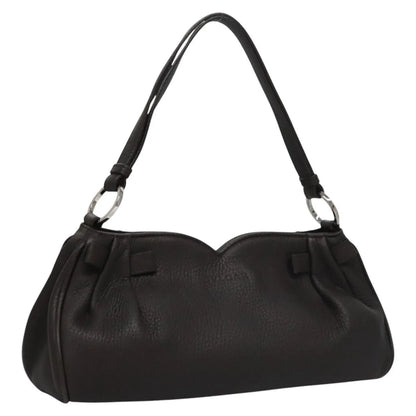 Bvlgari Handbag Leather, Brown, Leather, Handbag