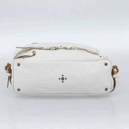 Chloe Paddington Lock Tote Leather, White_gold, Leather, Tote Bag