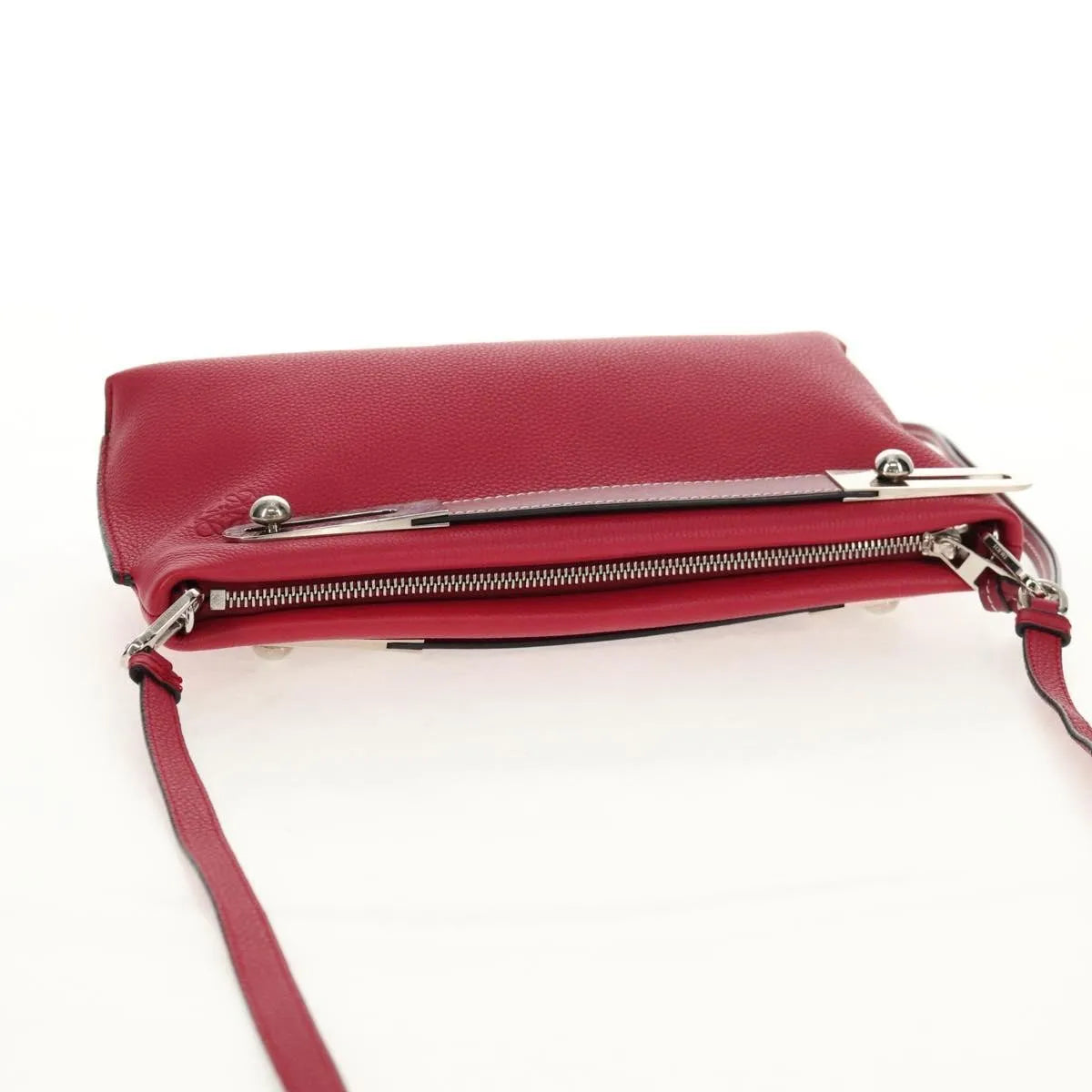 Loewe Missy Leather, Red, Leather, Shoulder Bag