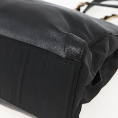 Prada Shoulder Leather, Black, Leather, Shoulder Bag