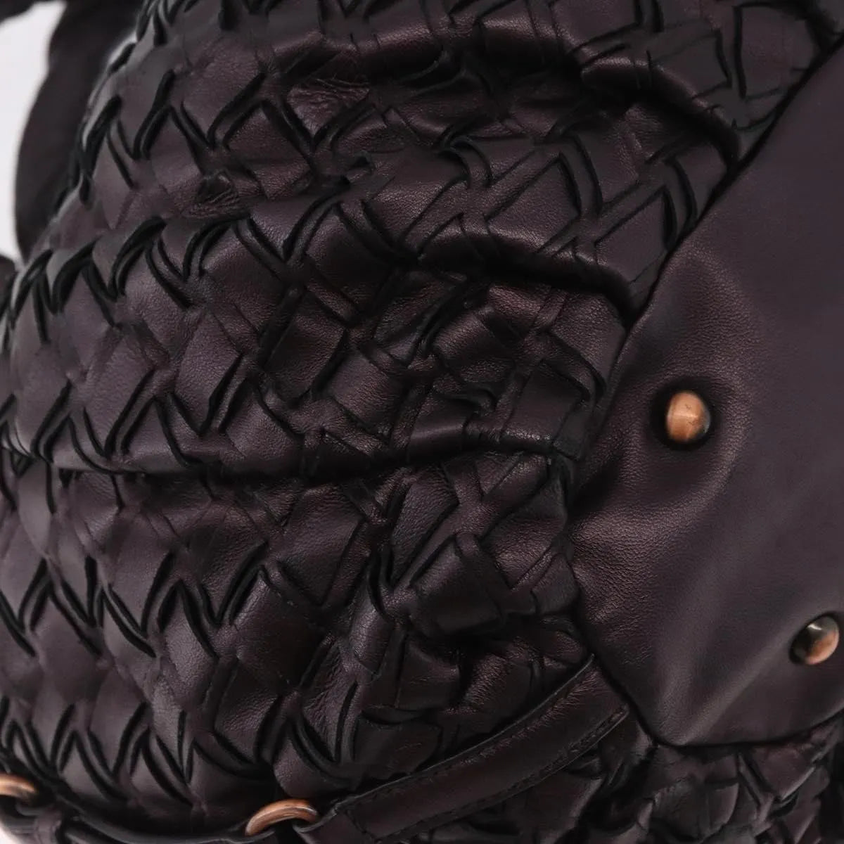 Miu Miu Hobo Woven Leather, Purple, Leather, Handbag