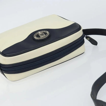 Burberry Vintage Leather, White, Leather, Shoulder Bag