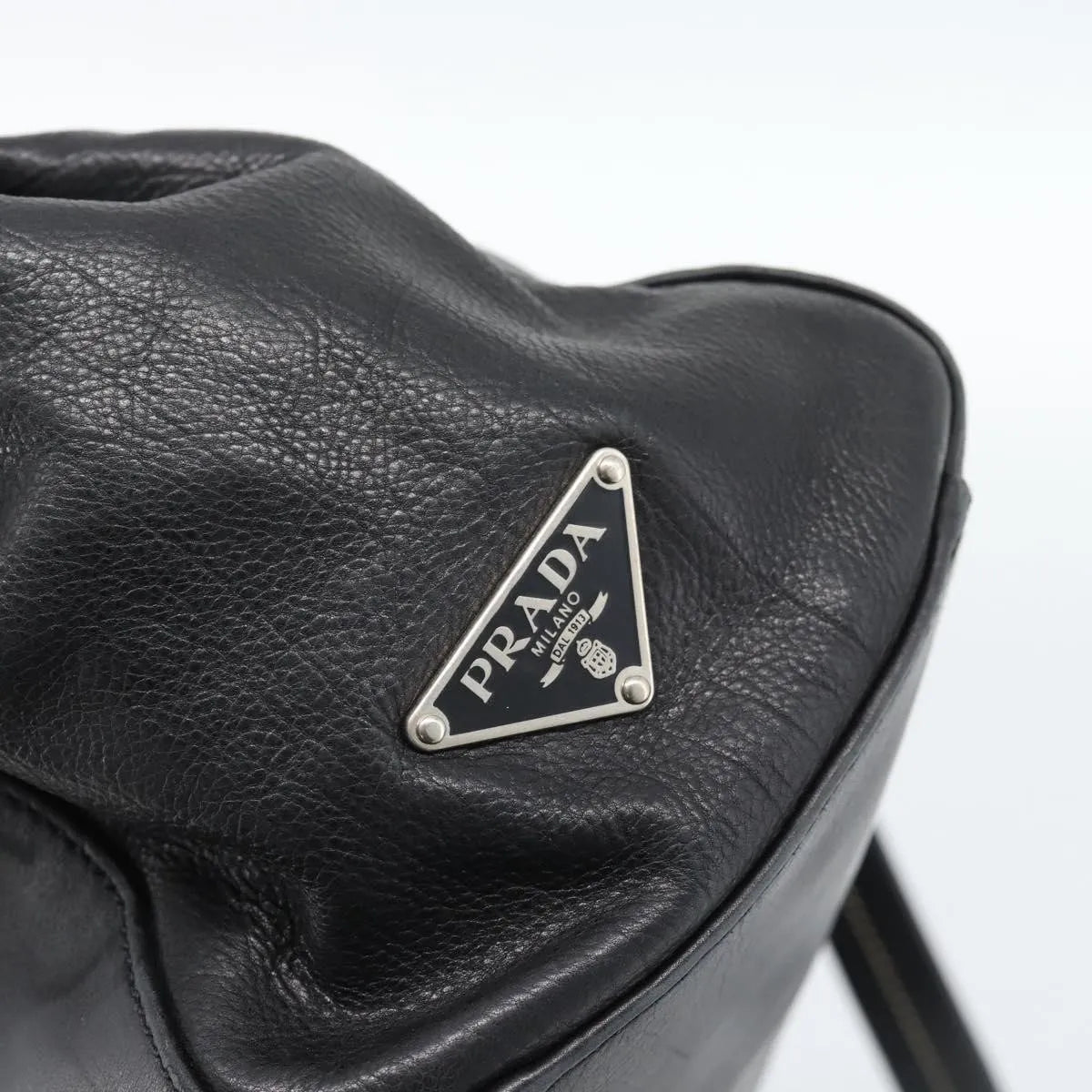 Prada Convertible Shopping Tote Saffiano Leather Saffiano Leather, Black, Leather, Tote Bag