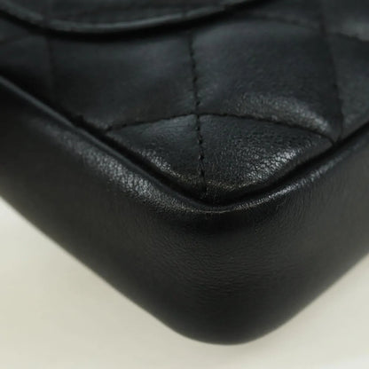 Chanel Cambon Crossbody Bag Quilted leather, Black, Leather, Shoulder Bag