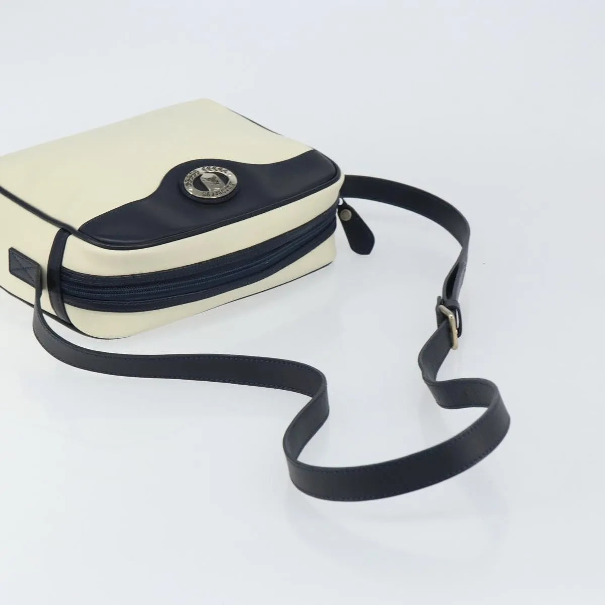 Burberry Vintage Leather, White, Leather, Shoulder Bag