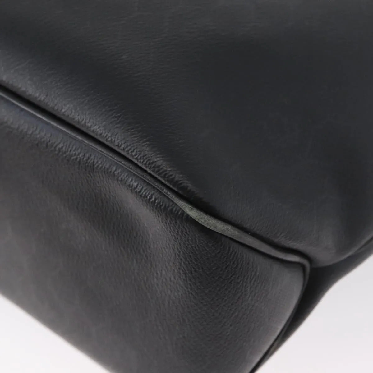 Christian Dior Vintage Honeycomb Canvas, Black, PVC, Shoulder Bag