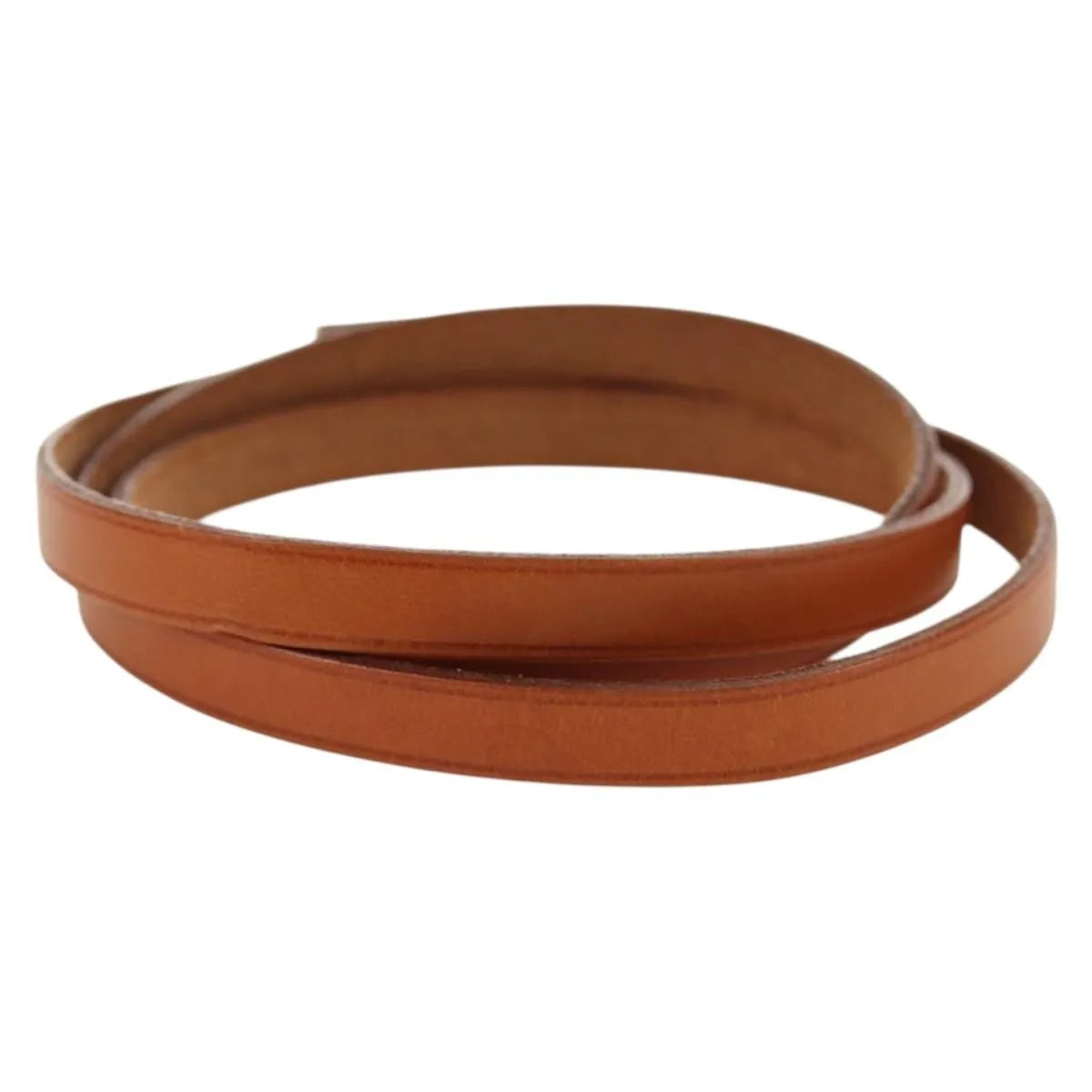Hermes Hapi 3 Leather with Metal, Brown, Leather, Bracelet