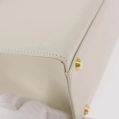 Saint Laurent Vintage handbag Leather, White, Leather, Handbag