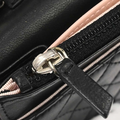 Chanel Wallet on Chain Quilted Lambskin, Black, Leather, Wallet