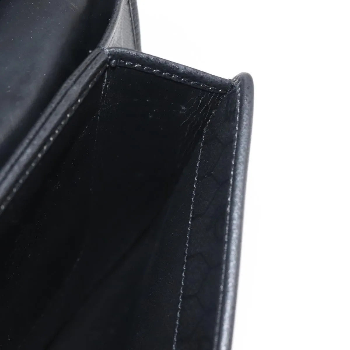 Christian Dior Vintage Leather, Black, Leather, Shoulder Bag