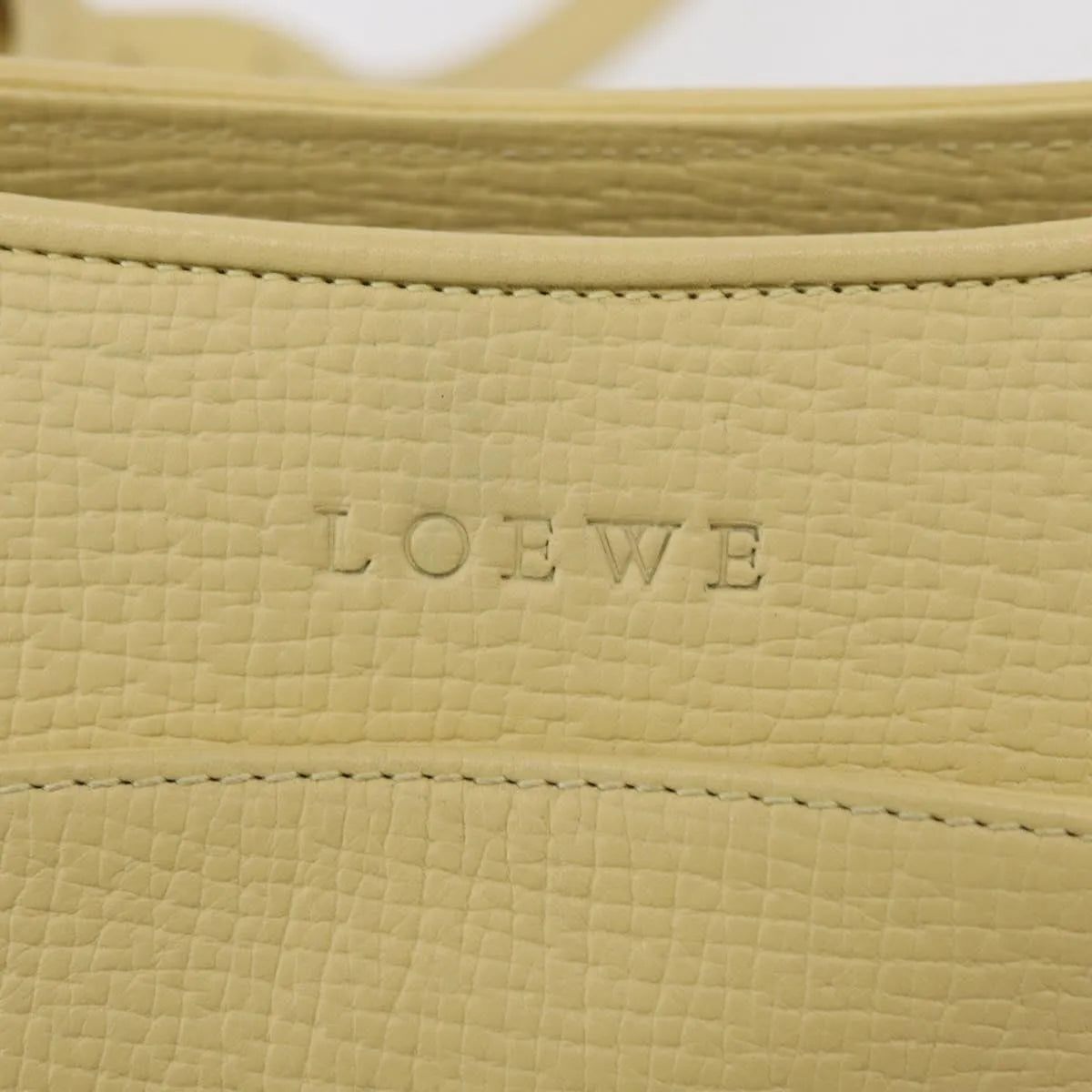 Loewe Vintage Leather, Yellow, Leather, Shoulder Bag