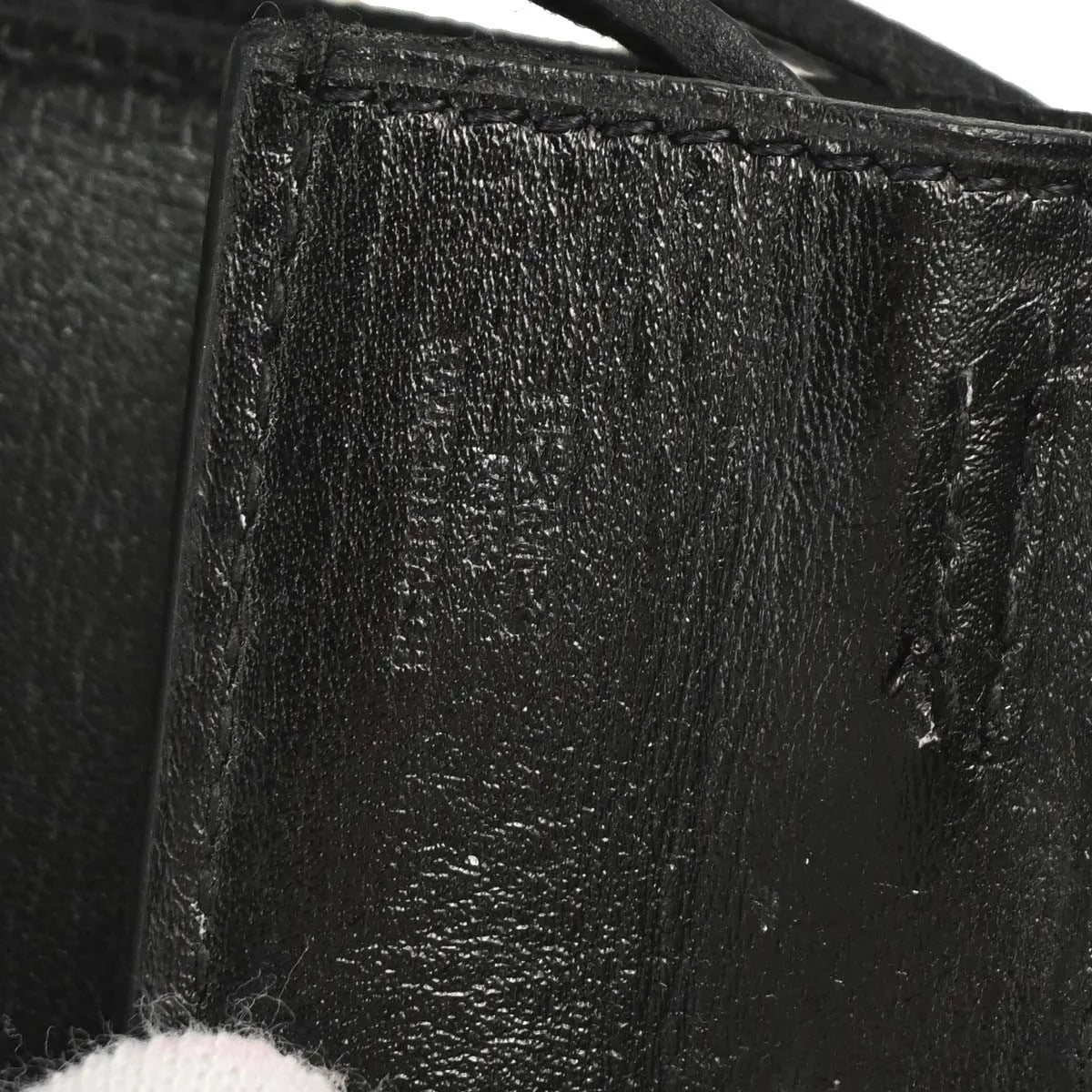 Hermes Onimaitou Pochette Box Calf, Black, Leather, Clutch