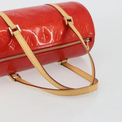 Louis Vuitton Bedford Monogram Vernis, Red, Patent Leather, Handbag