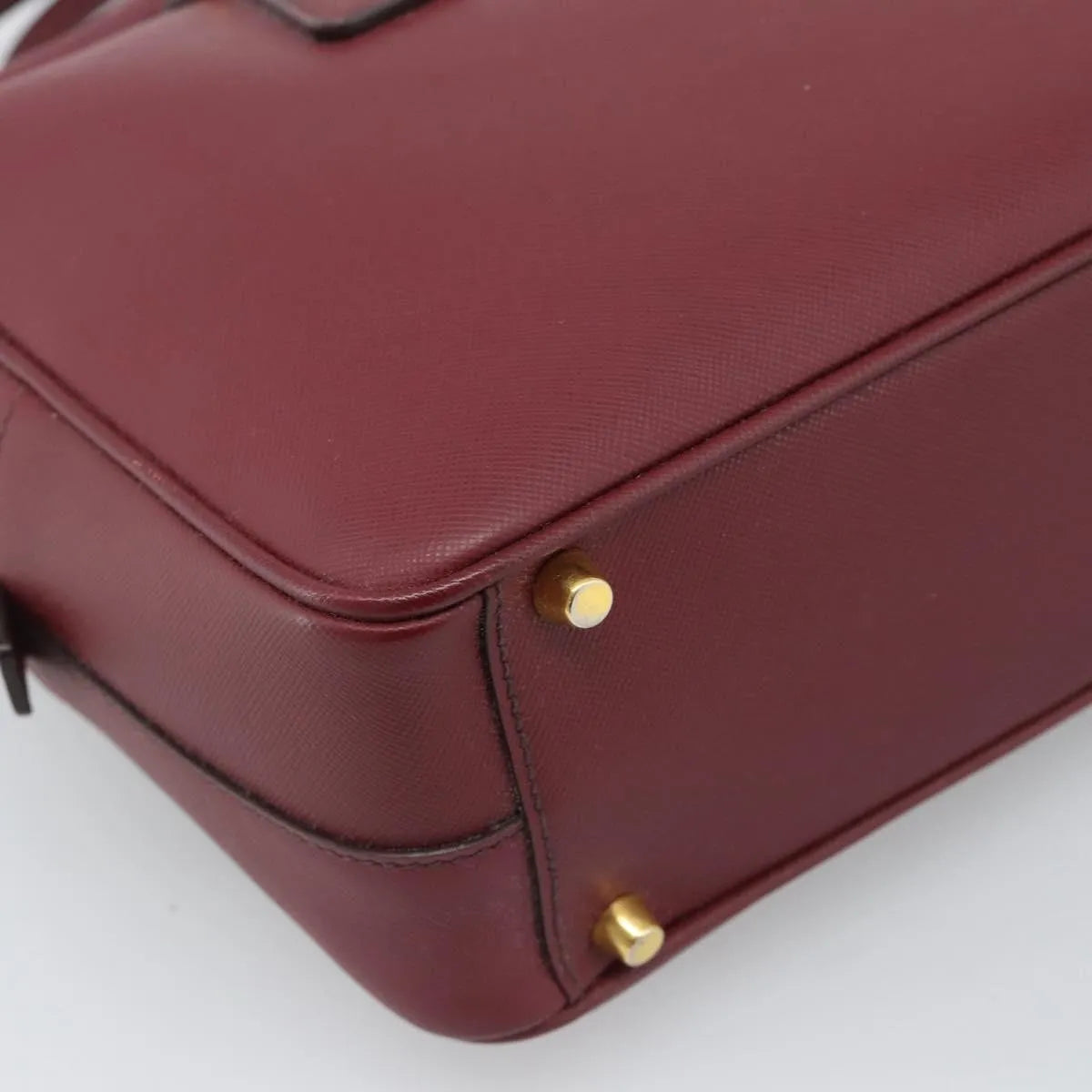 Prada Bauletto Saffiano Leather, Red, Leather, Handbag