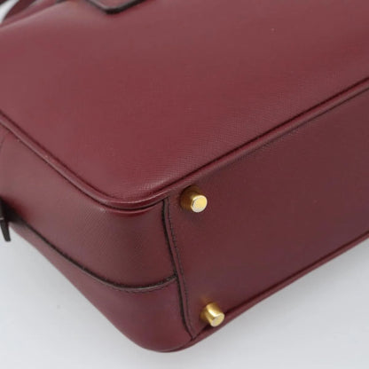 Prada Bauletto Saffiano Leather, Red, Leather, Handbag