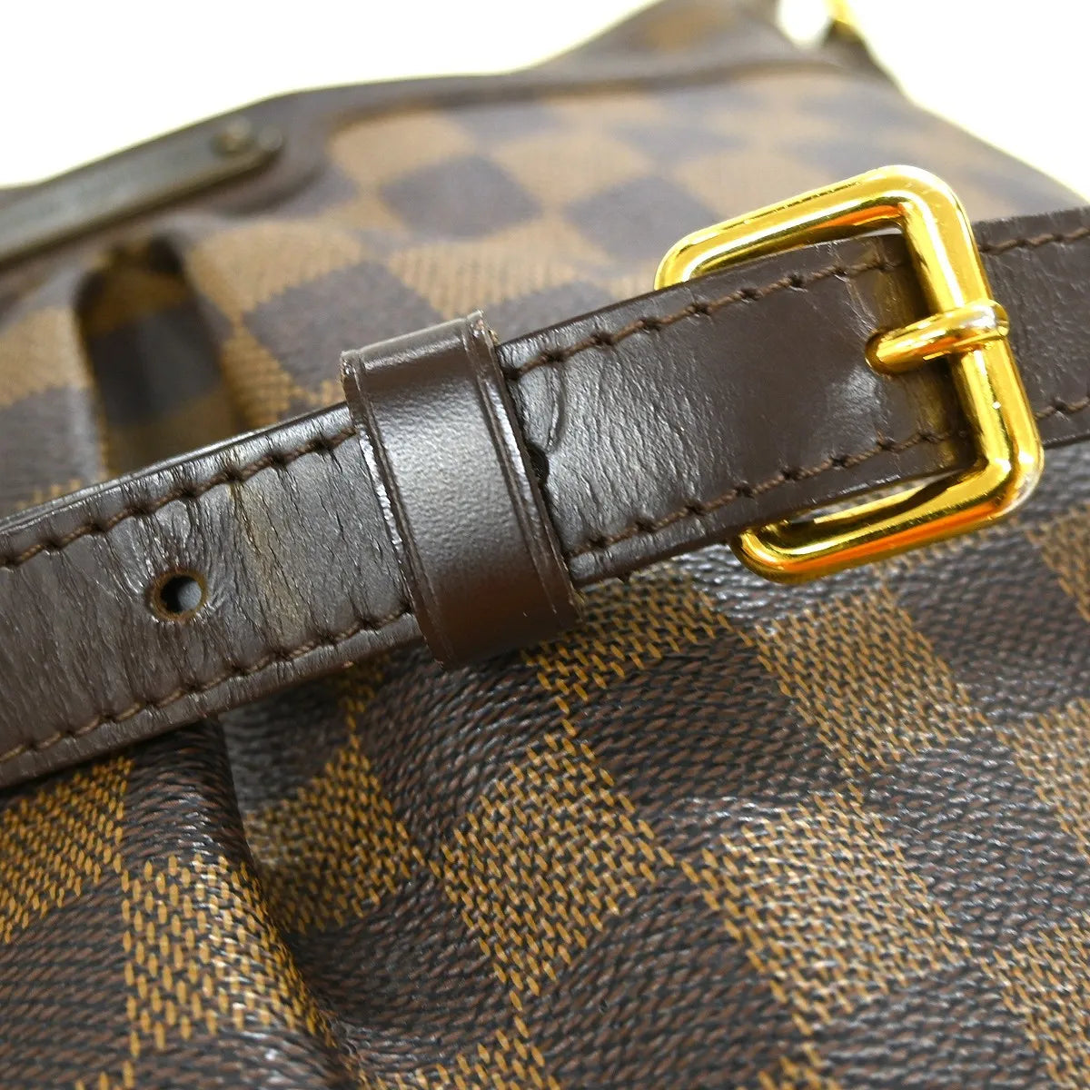 Louis Vuitton Bloomsbury Damier, Brown, Canvas, Shoulder Bag