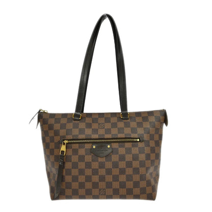Louis Vuitton Iena Tote Damier, Brown, Canvas, Tote Bag