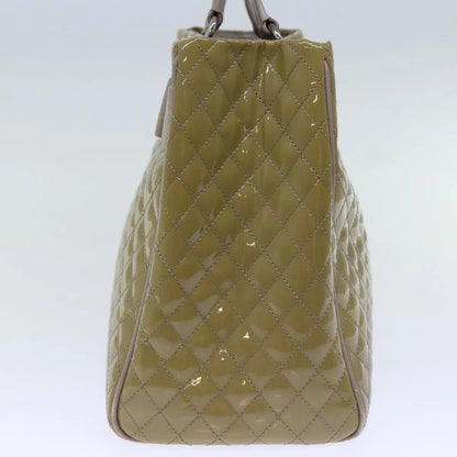 Salvatore Ferragamo Vala Patent leather, Beige, Patent Leather, Handbag