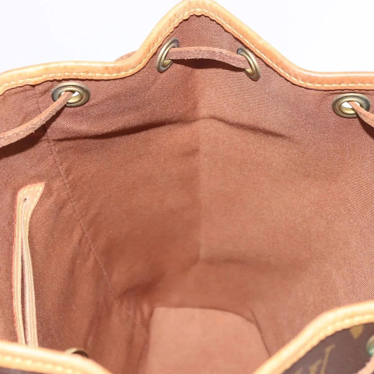 Louis Vuitton Vintage Montsouris Monogram Canvas, Brown, Canvas, Backpack