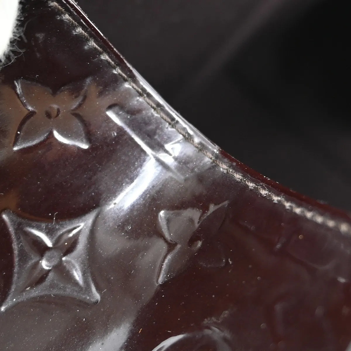Louis Vuitton Sherwood Monogram Vernis, Purple, Patent Leather, Handbag